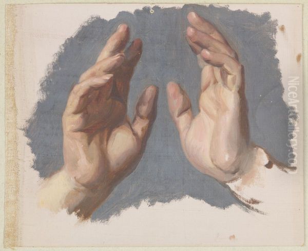 Study of Both Hands of the Bishop for the Painting "The Oath of Queen Jadwiga" - view 1