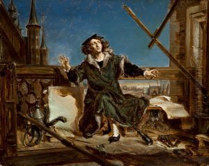 Nicolaus Copernicus. Sketch to the Painting "Astronomer Copernicus, or Conversation with God"
