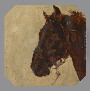 Study of the Horse's Head by Maksymilian Gierymski
