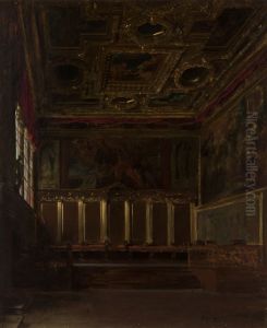 The Hall of Ambassadors in the Doge's Palace in Venice by Wladyslaw Czachorski