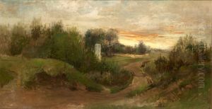 Landscape from the Vincity of Czarnokozince by Albert Chmielowski