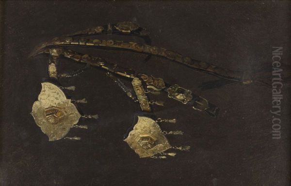 Study of a Fragment of the Turkish Horse Bit from the 17th C. - view 1
