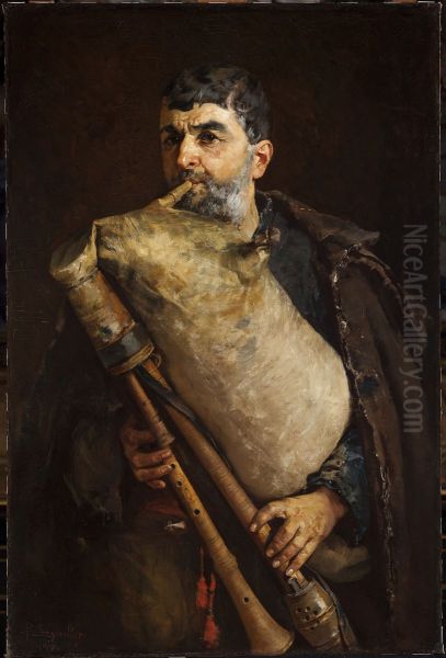 Bagpipe Player - view 1