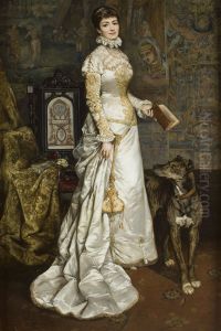 Portret Heleny Modrzejewskiej by Tadeusz Ajdukiewicz
