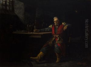 Nobleman Drinking Mead by Waclaw Koniuszko