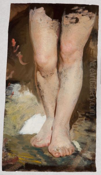 Study of Legs (Phryne) to the Painting "Phryne on the Poseidon's Celebration in Eleusis" - view 1