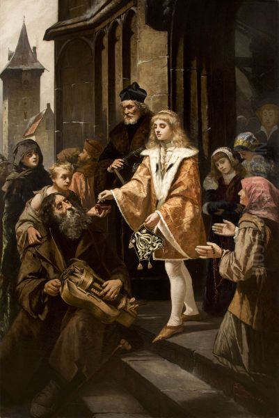 Saint Casimir Giving Alms - view 1