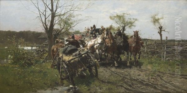 Meeting on a Bridge - view 1