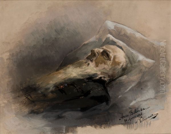 Bohdan Zaleski on His Deathbed - view 1
