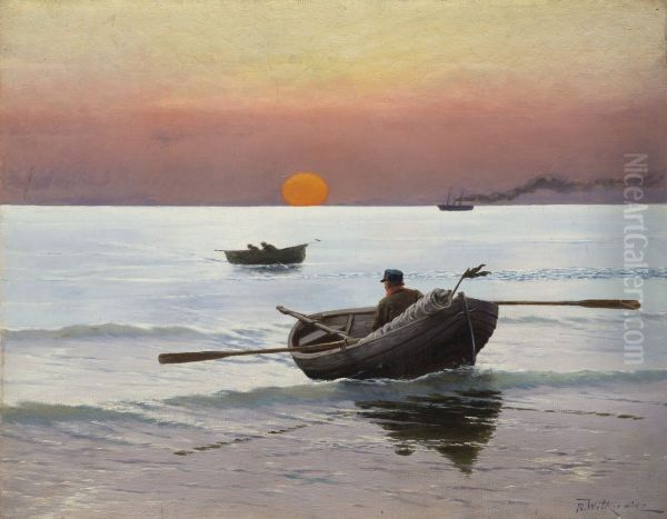 Sunset on the Sea - view 1