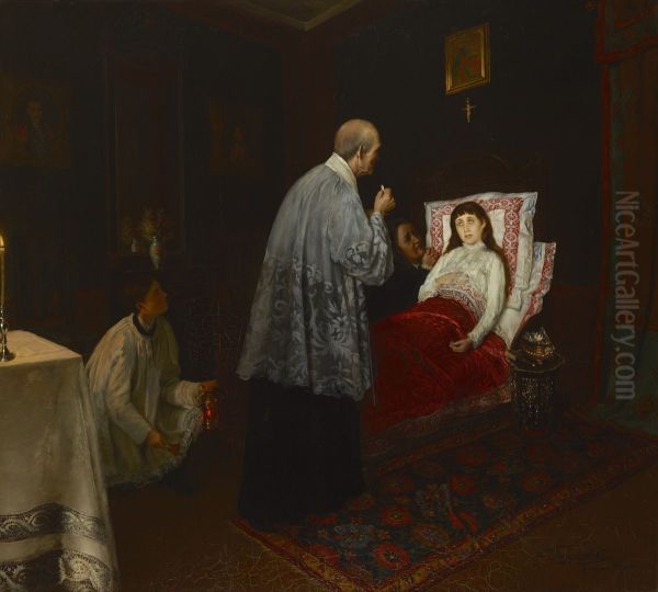Communion of a Sick Woman - view 1