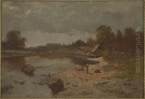 Landscape with a Pond Landscape with a Pond