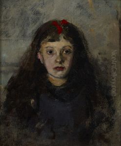 Portrait of a Girl - Zofia Sokolowska by Olga Boznanska