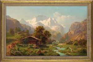 Dolina Lauterbrunner Z Widokiem Na Jungfrau