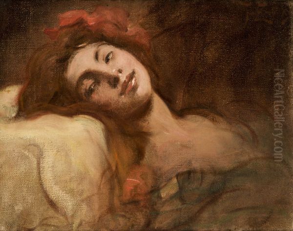 Study of a Female Head - view 1