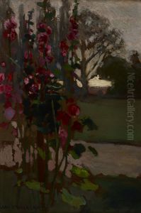 Hollyhocks - Polish Autumn