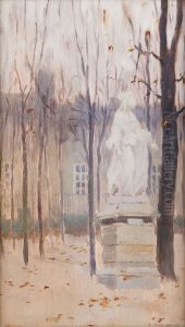 In the Luxembourg Garden by Edward Trojanowski