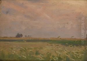 Fields near Bronowice by Jan Stanislawski