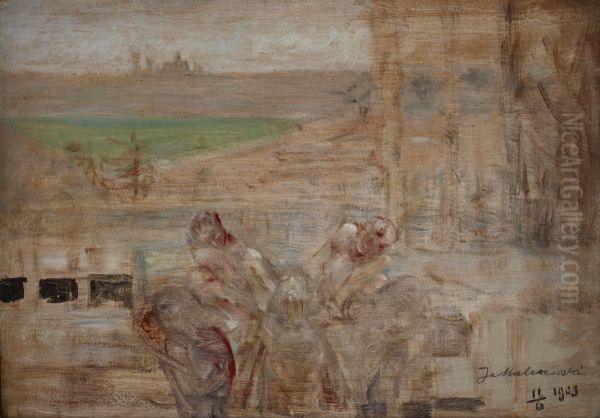 Sketch to "The Poisoned Well" - view 1