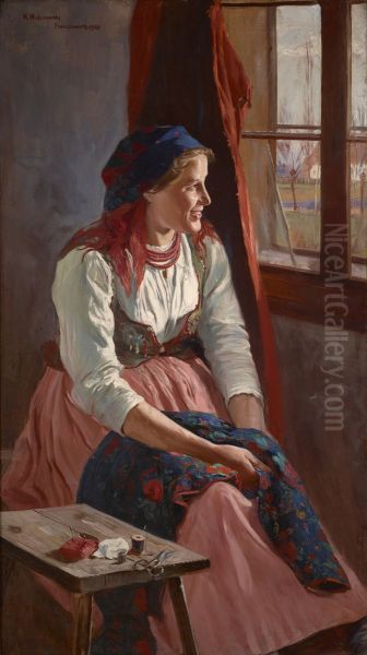 Girl at the Window - view 1