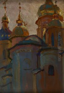 Saint Sophia's Orthodox Cathedral in Kyiv by Jan Stanislawski