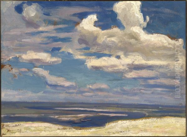 Cloud over the Dnieper River - view 1
