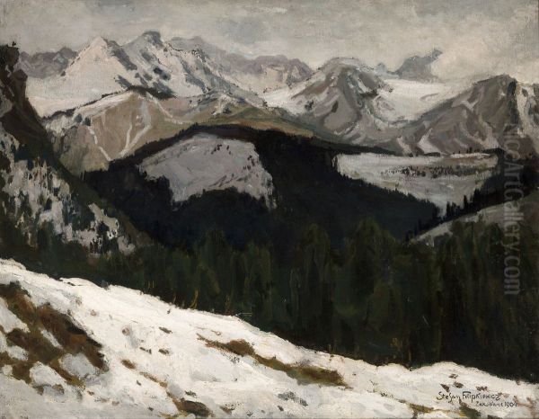 Thaw in the Tatra Mountains - view 1