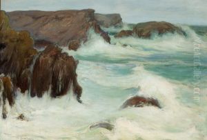The Sea in Brittany by Wladyslaw Slewinski
