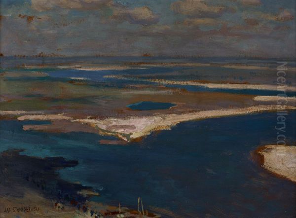 The Dnieper River in Blue - view 1