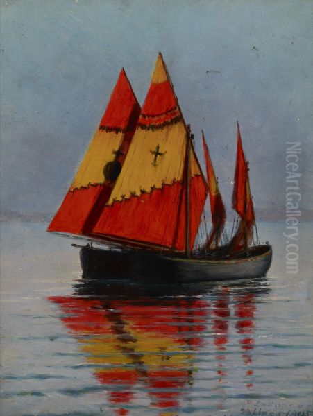 Boats on the Sea - view 1