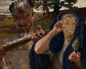 Piosenka jesienna by Jacek Malczewski