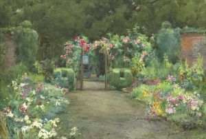 My Garden: The Gate From The Herbaceous Garden, Kilmurry, Countycork by Mildred Anne Butler