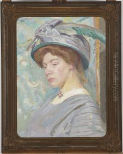 Portrait of Janina Stanislawska by Wojciech Weiss