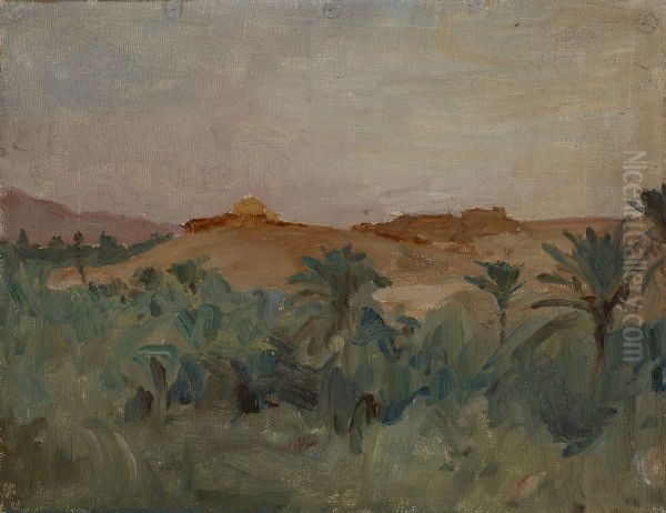 Biskra - The Sirocco (Palm Trees) - view 1