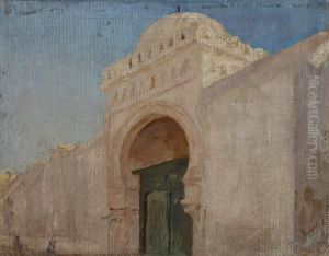 Kairouan (Entrance to the Mosque of the Barber) by Jan Ciaglinski