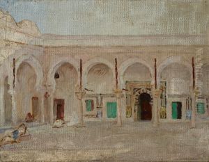 Kairouan (Courtyard in the Mosque of the Sword) by Jan Ciaglinski