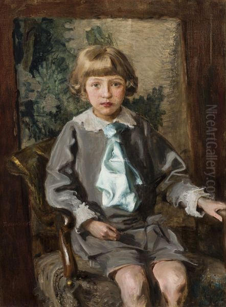 Portrait of Iwo Lominski as a Child - view 1