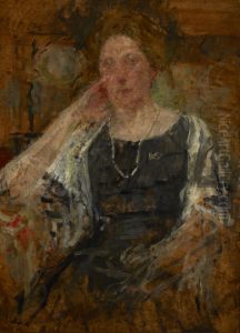 Sketch Portrait of a Woman by Olga Boznanska