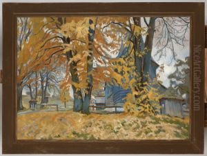 Church at Libusza by Stanislaw Kamocki