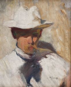 Portrait of Painter Tadeusz Rychter in the Sun