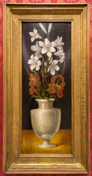 Vase mit Lilien und Iris - view 1