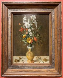 Blumenstrauss in Tonvase