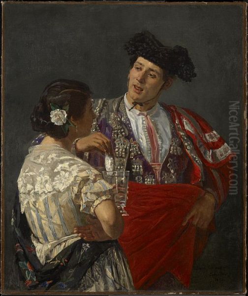 Offering the Panal to the Bullfighter - view 1