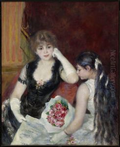 At the Concert a Box at the Opera by Pierre Auguste Renoir