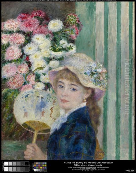 Woman with a Fan - view 1