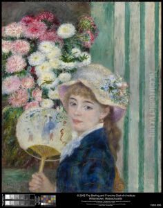 Woman with a Fan by Pierre Auguste Renoir
