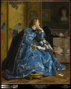 A Duchess (The Blue Dress) by Alfred Stevens