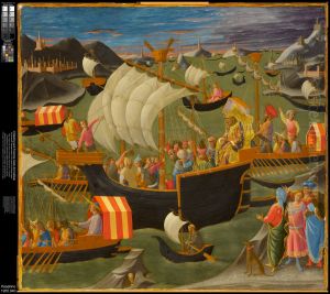 King Melchior Sailing to the Holy Land