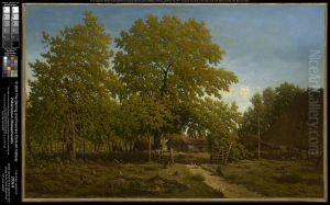 Farm in the Landes by Theodore Rousseau