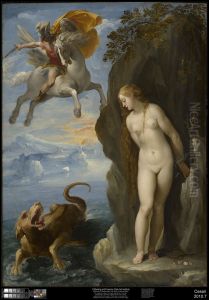 Perseus Rescuing Andromeda by Giuseppe Cesari